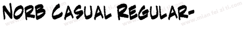 NorB Casual Regular字体转换